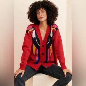 Farm Rio Oversized Toucan Cardigan in size Medium